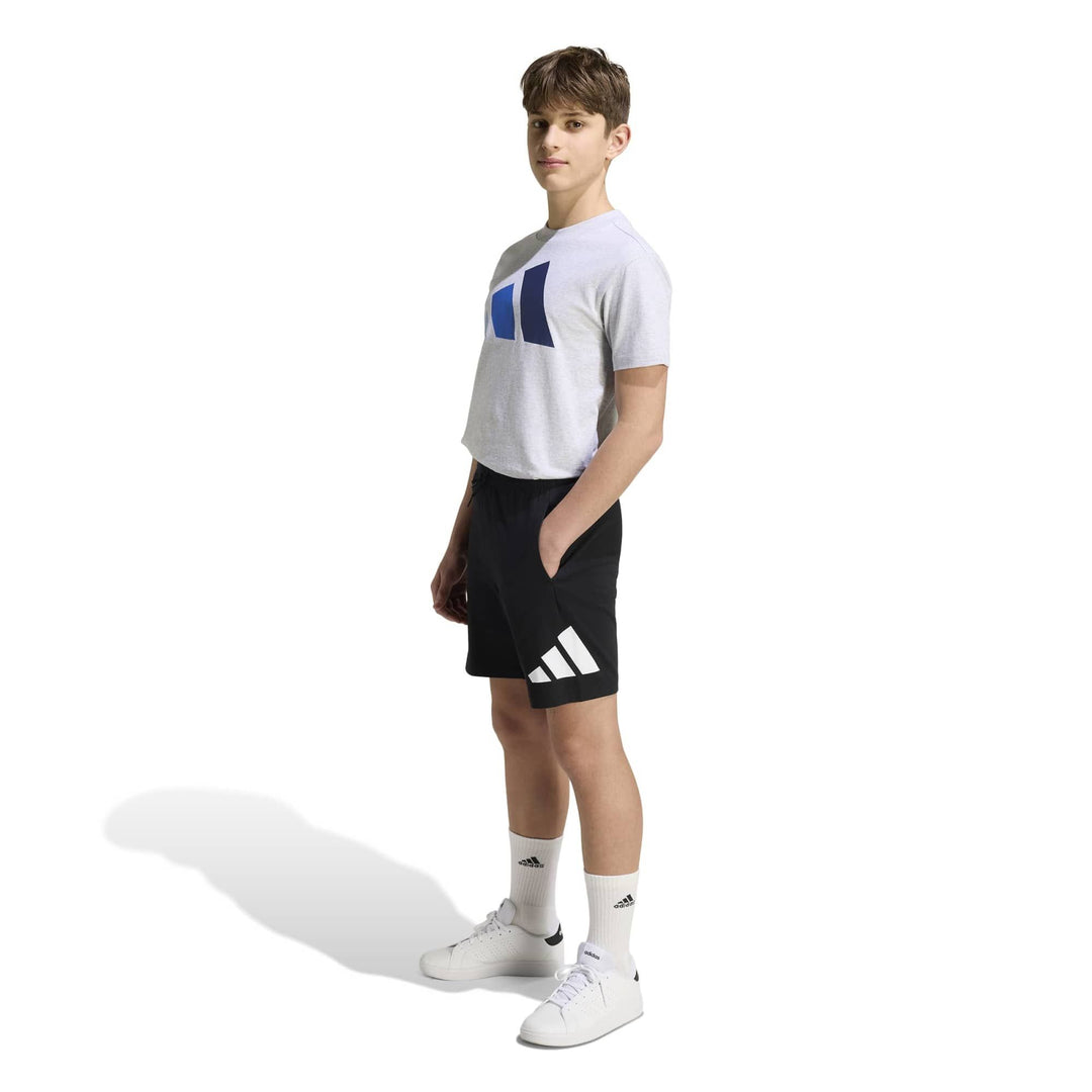 adidas J Bl Tee 160 - lgreyh/globlu/royblu/