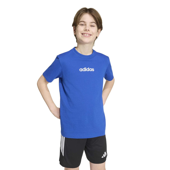 adidas J Lin Tee 160 - royblu/white