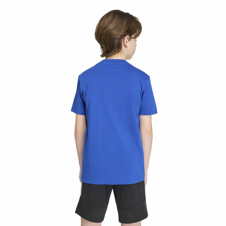 adidas J Lin Tee 160 - royblu/white