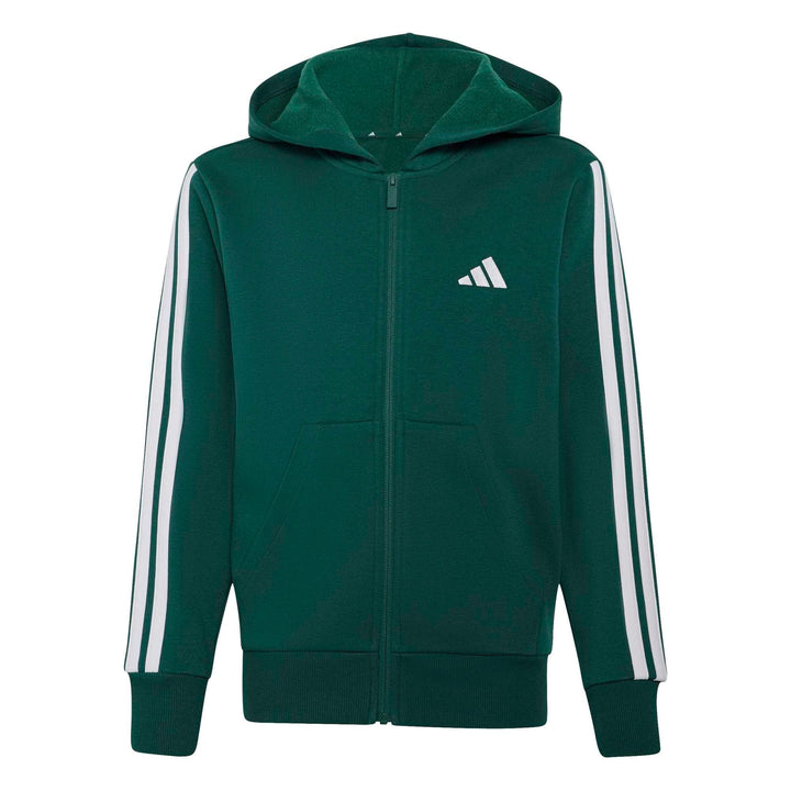 adidas J 3S Fl Fz Hd - cgreen/white