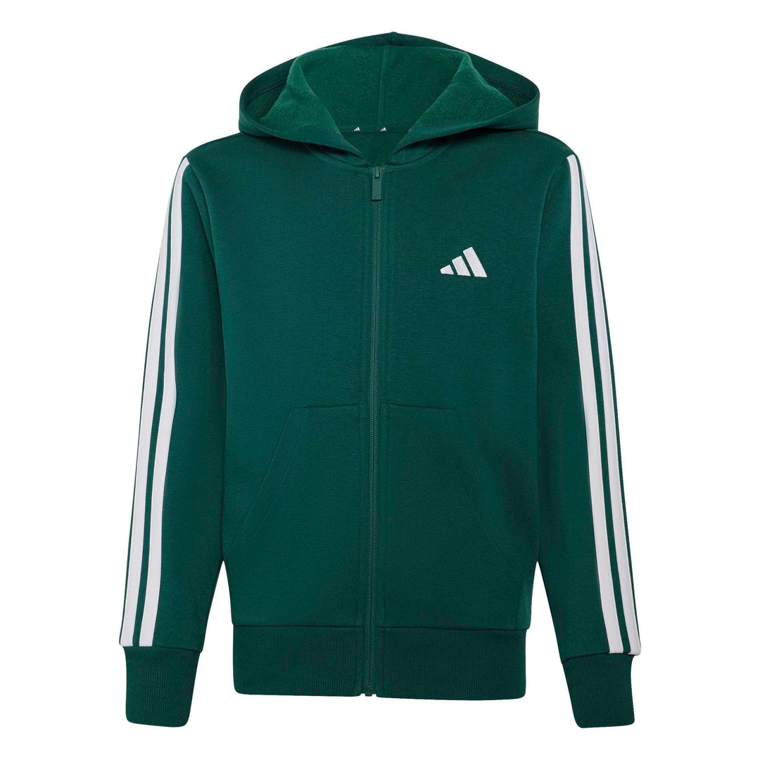 adidas J 3S Fl Fz Hd - cgreen/white