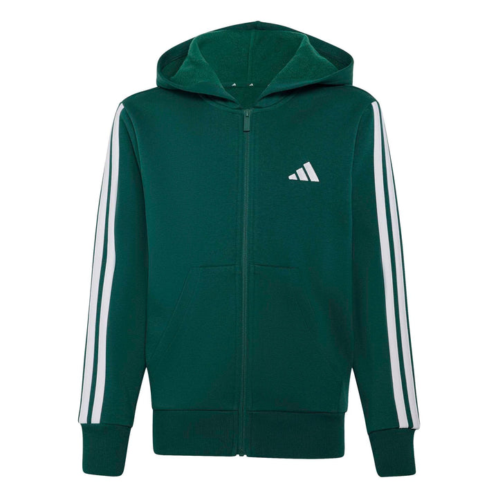 adidas J 3S Fl Fz Hd - cgreen/white