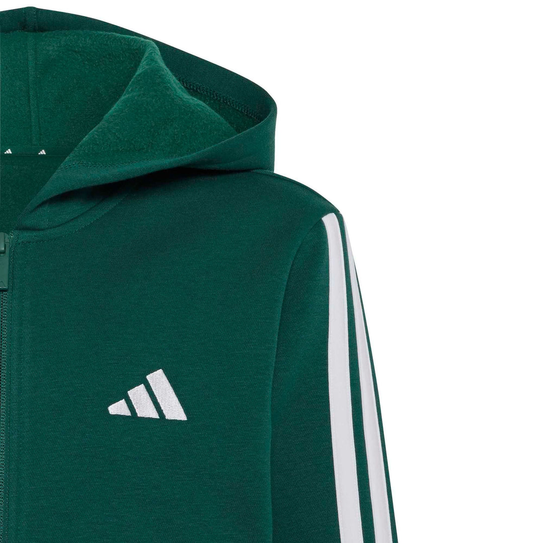 adidas J 3S Fl Fz Hd - cgreen/white