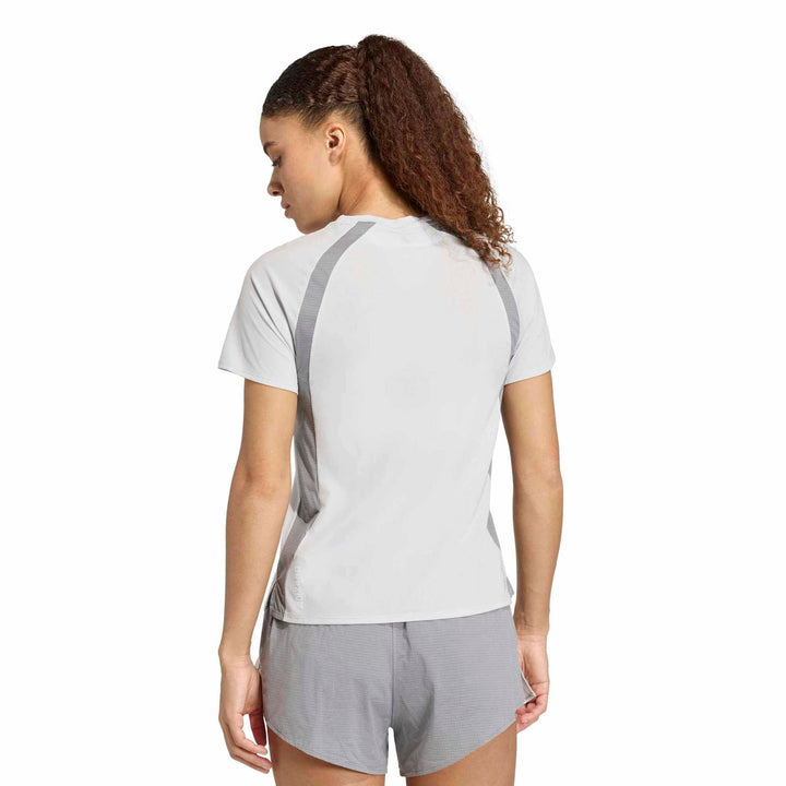 adidas Adizero A Tee W - greone/grethr