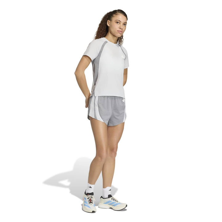 adidas Adizero A Tee W - greone/grethr