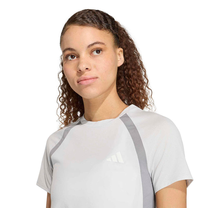 adidas Adizero A Tee W - greone/grethr