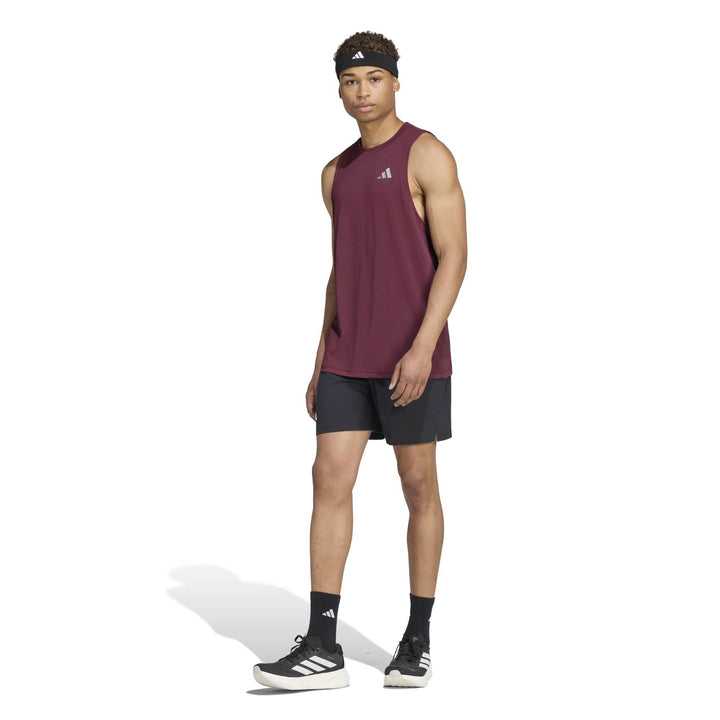 adidas Sleeveless - maroon