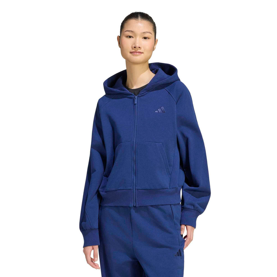 adidas W Ak Sl Fz Hd - dkblue