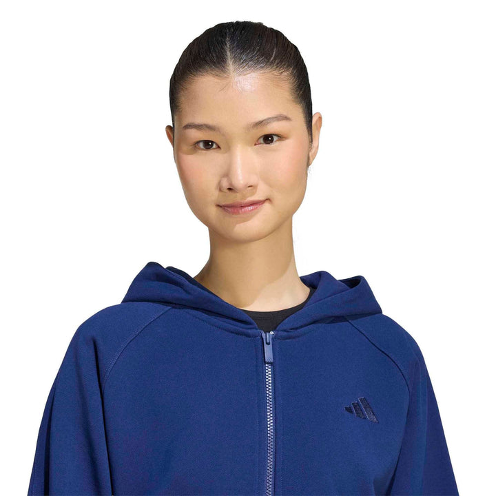 adidas W Ak Sl Fz Hd - dkblue