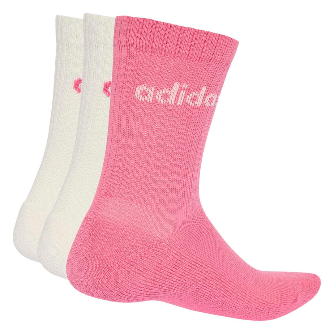 adidas C Lin Crew 3P - owhite/pnkfus/owhite