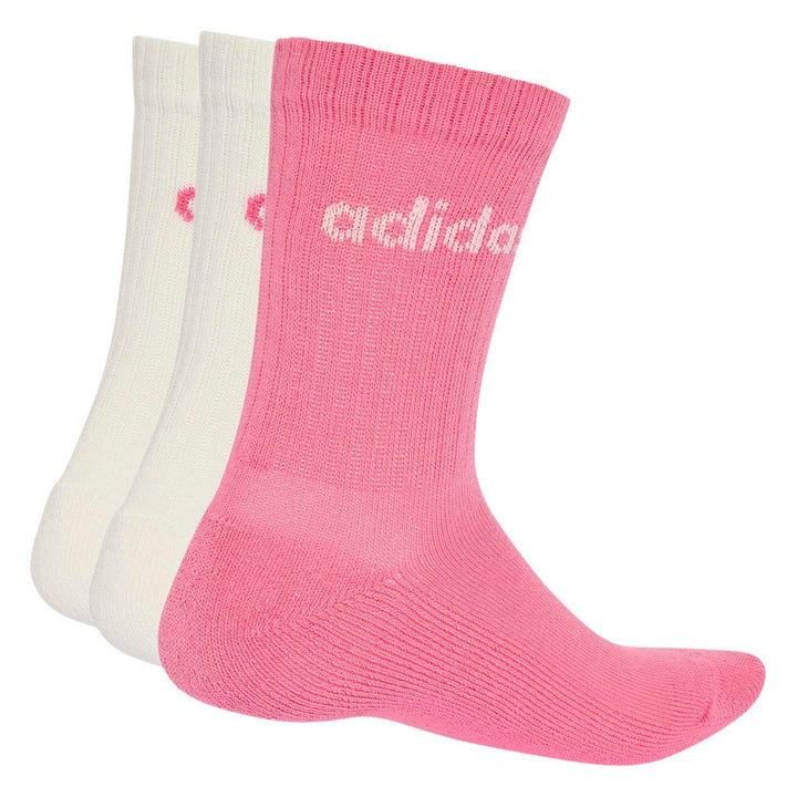 adidas C Lin Crew 3P - owhite/pnkfus/owhite