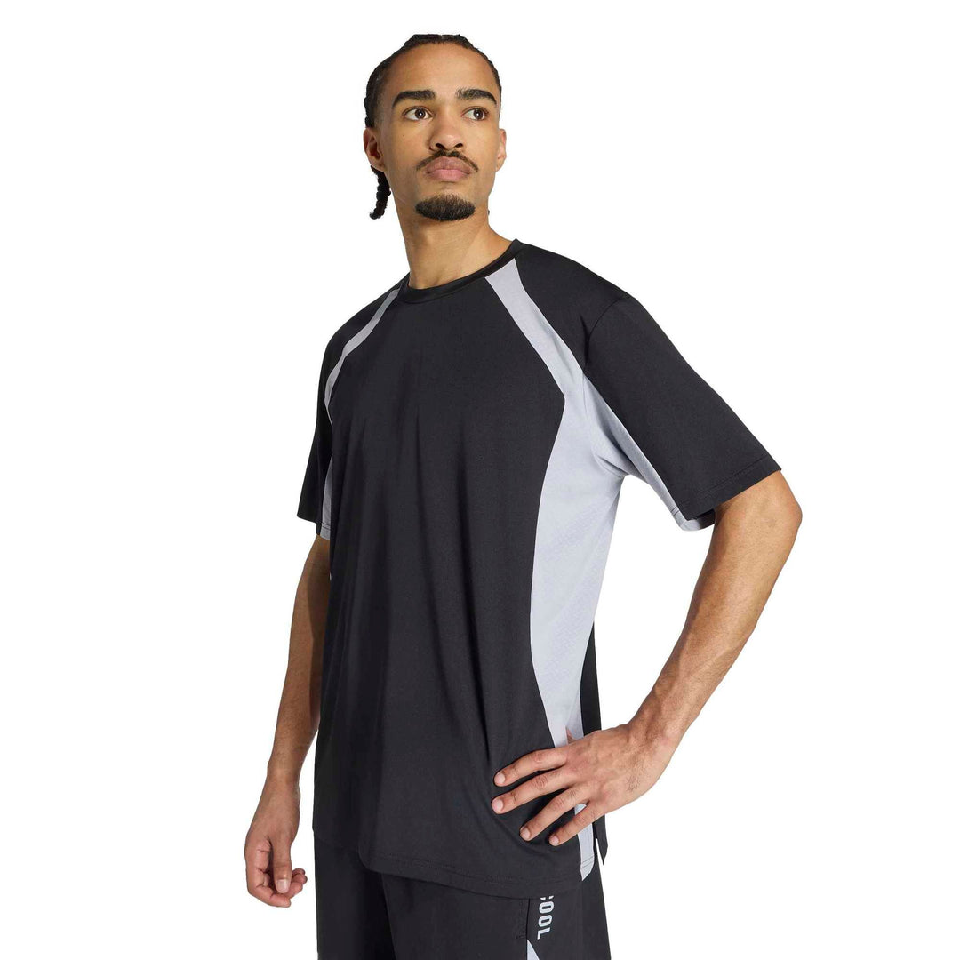 adidas Tech App Cb Tee - black/halsil