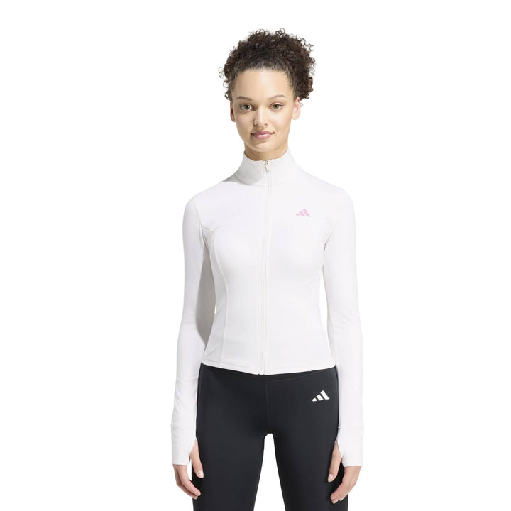 adidas W 3Ss Zip T Jacke - cwhite