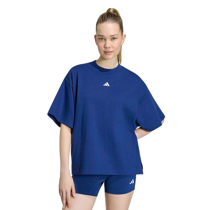 adidas W 3Ss Gfx Tee2 - dkblue