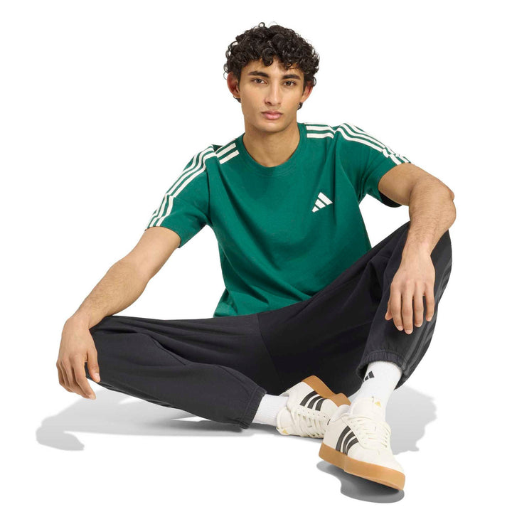 adidas M 3S Sj Lc T - cgreen/owhite