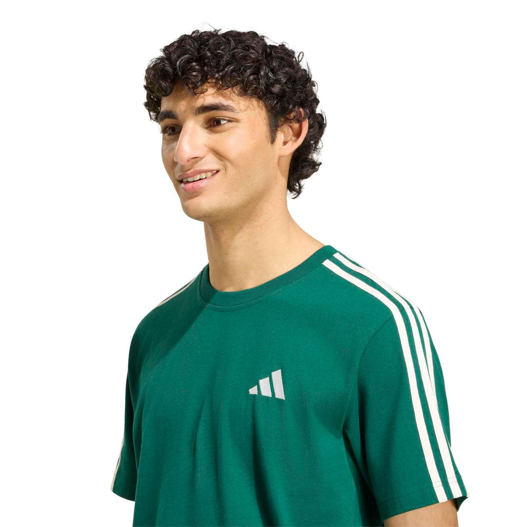 adidas M 3S Sj Lc T - cgreen/owhite