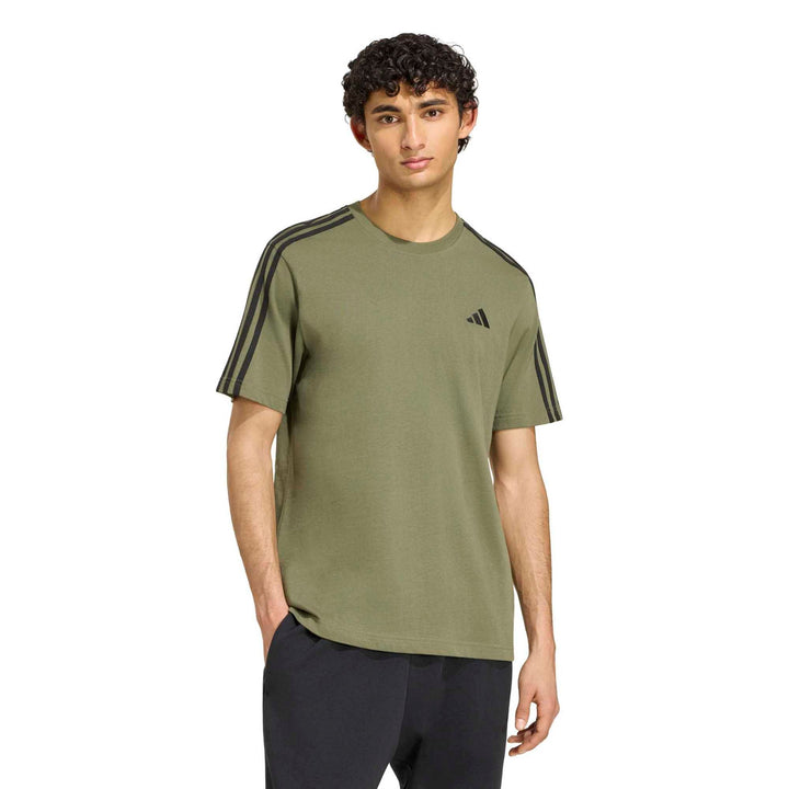 adidas M 3S Sj Lc T - olifou/black