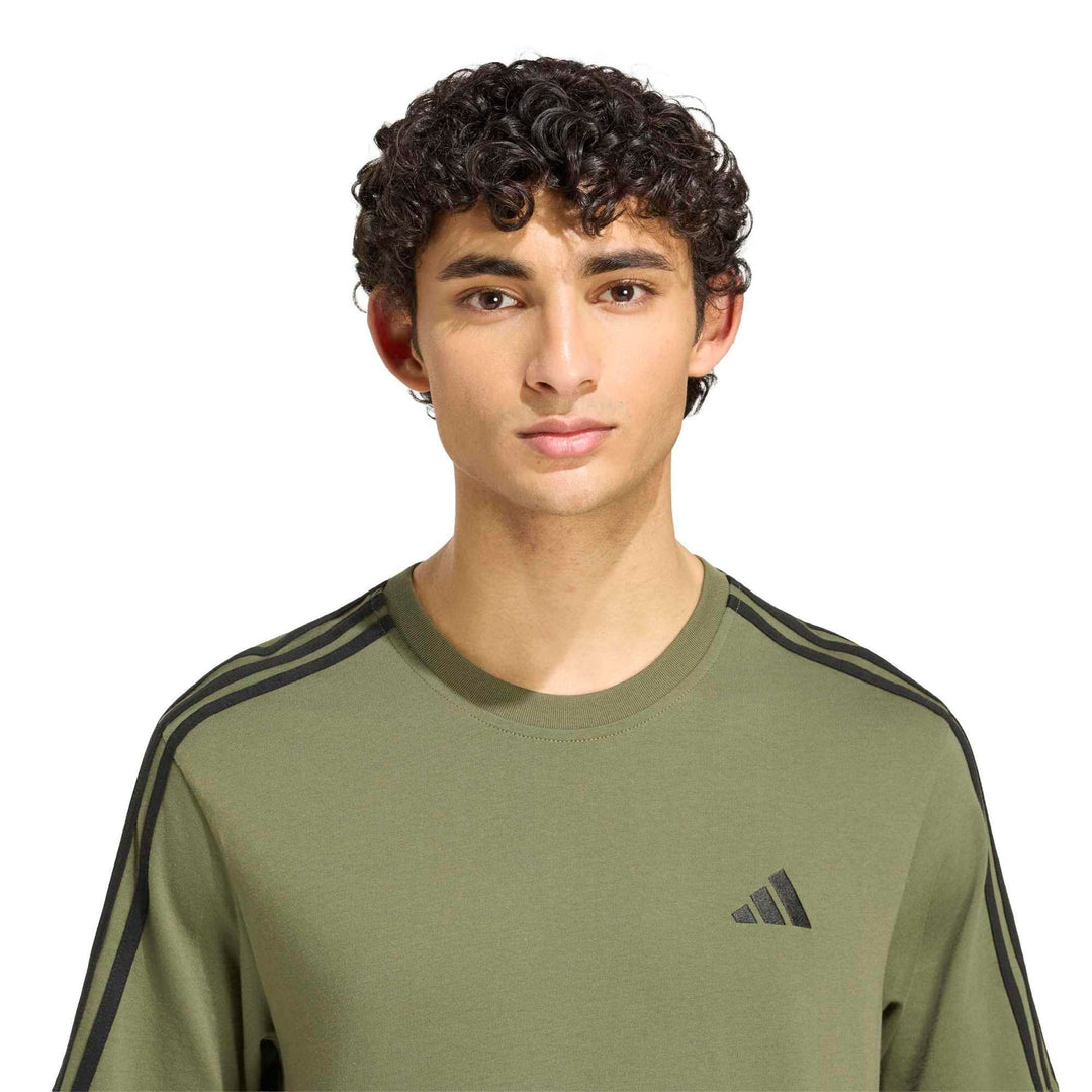 adidas M 3S Sj Lc T - olifou/black