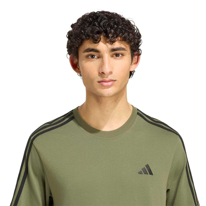 adidas M 3S Sj Lc T - olifou/black