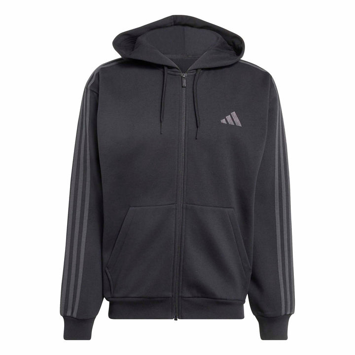 adidas M 3S Fl Fz Hd - black/carbon