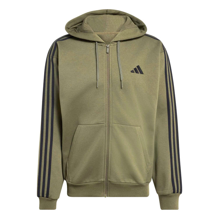 adidas M 3S Fl Fz Hd - olifou/black