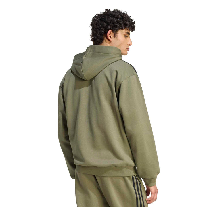 adidas M 3S Fl Fz Hd - olifou/black