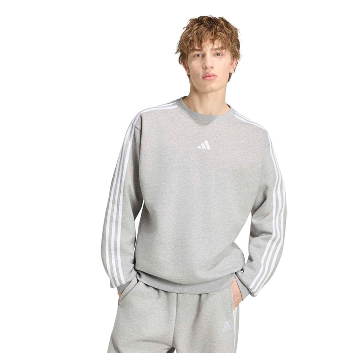 adidas M 3S Fl Swt - mgreyh/black