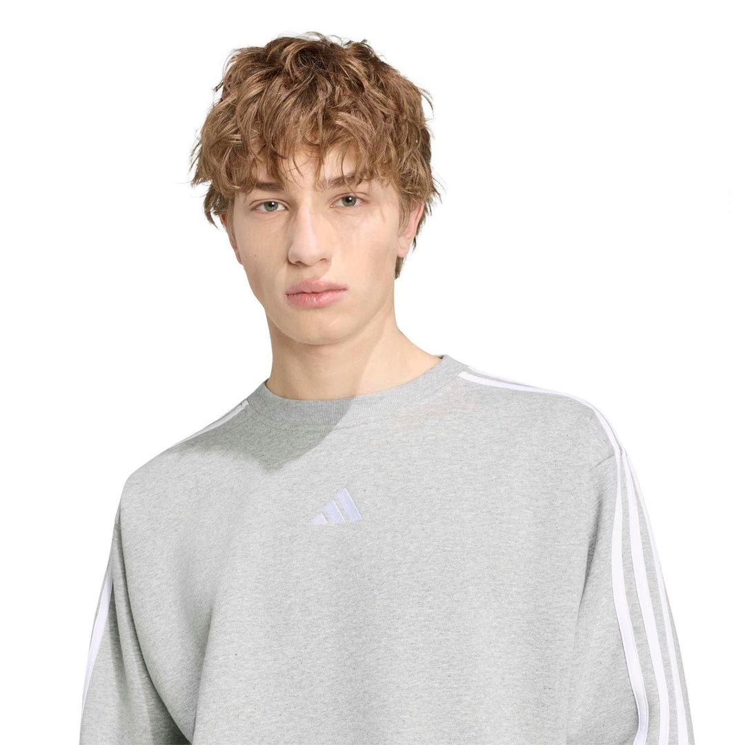 adidas M 3S Fl Swt - mgreyh/black