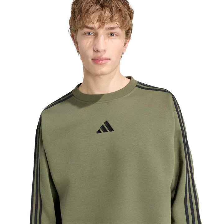 adidas M 3S Fl Swt - olifou/black