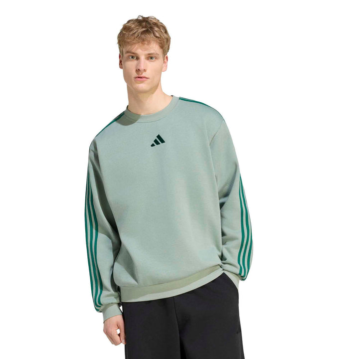 adidas M 3S Fl Swt - silgrn/cgreen