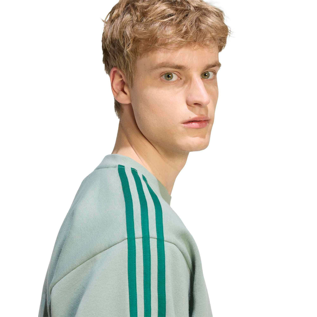 adidas M 3S Fl Swt - silgrn/cgreen
