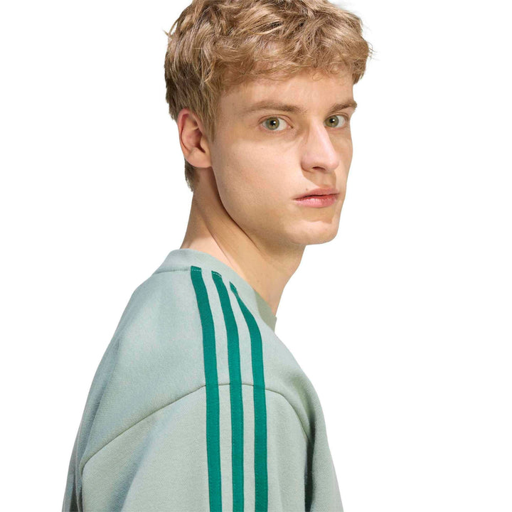 adidas M 3S Fl Swt - silgrn/cgreen