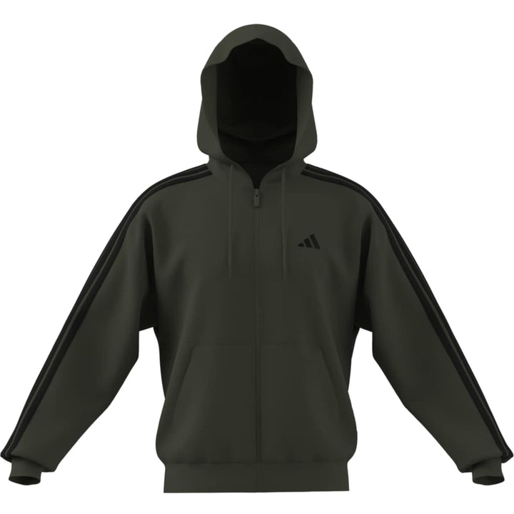 adidas M 3S Ft Fz Hd - olifou/black