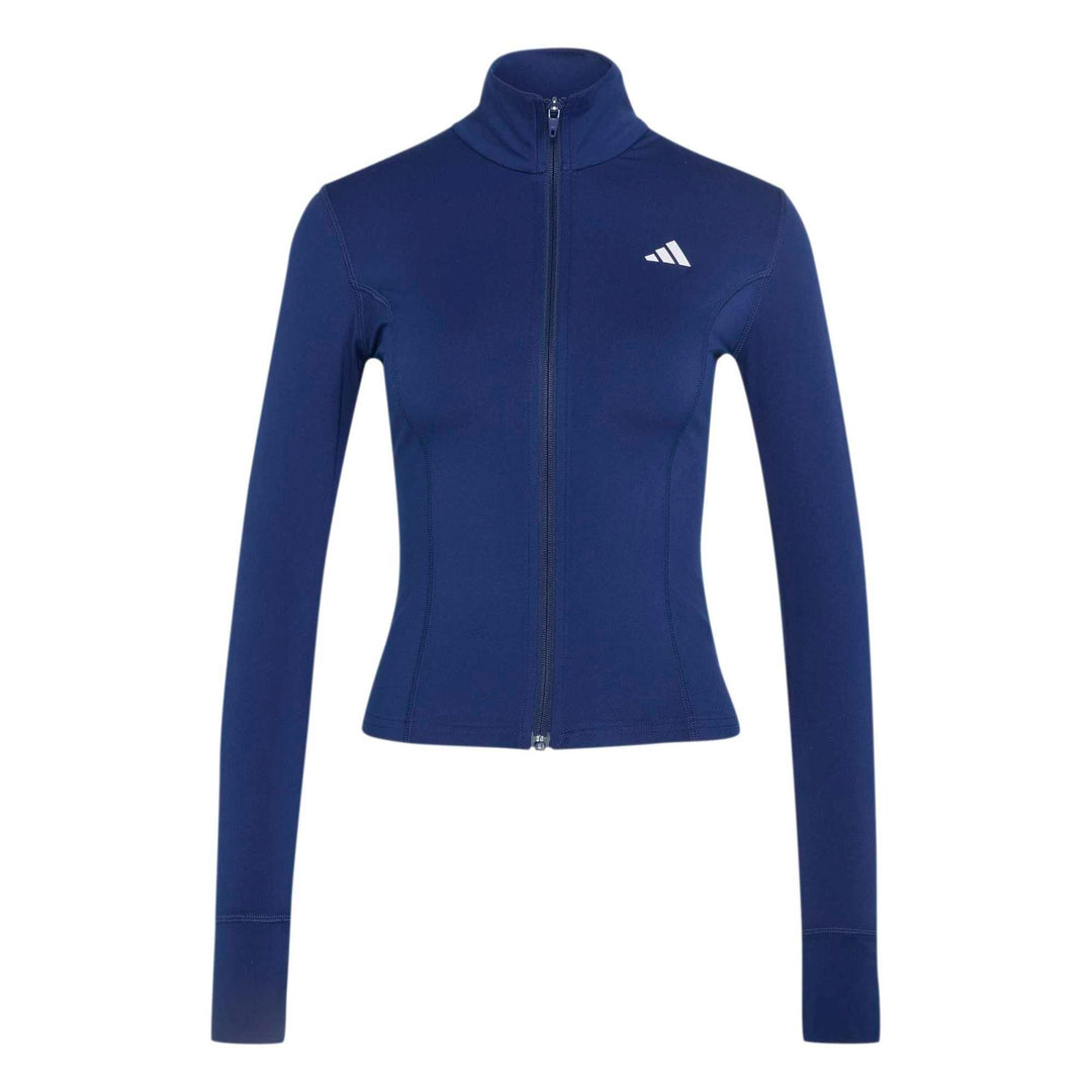 adidas W 3Ss Zip T Jacke - dkblue