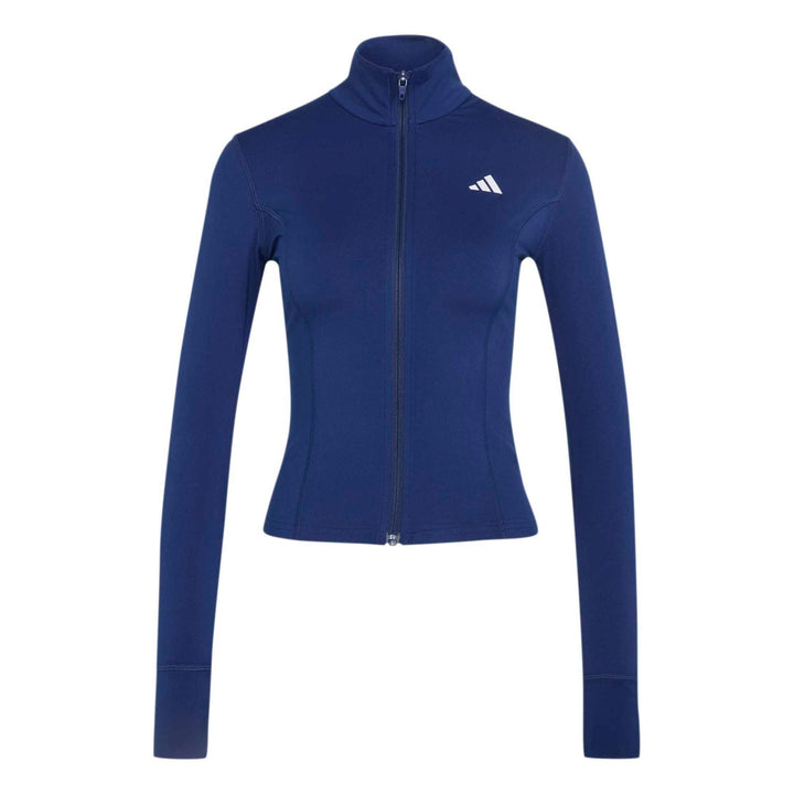 adidas W 3Ss Zip T Jacke - dkblue