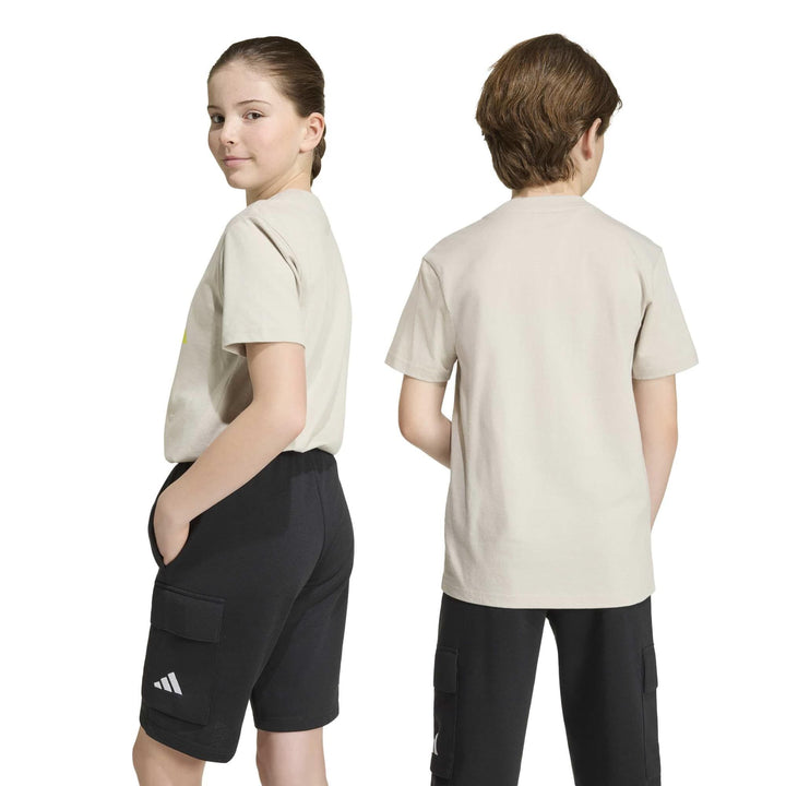 adidas J Bl Tee 160 - wonalu/orbgry/frolem/