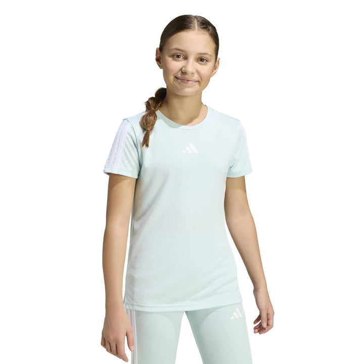 adidas Jg Tr-Es 3S Tee - halmin/white