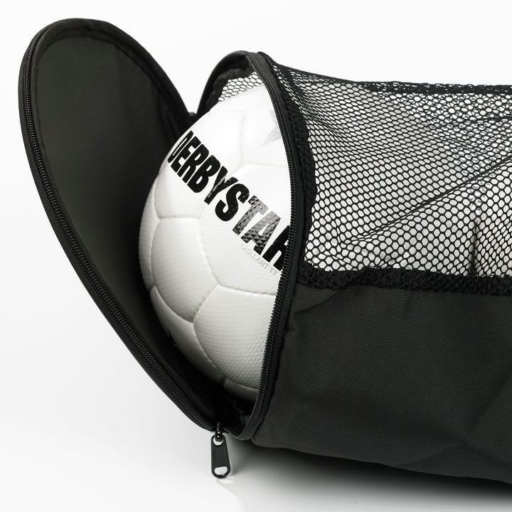 Derby Star Fußballschlauch 6 Bälle v26 - schwarz