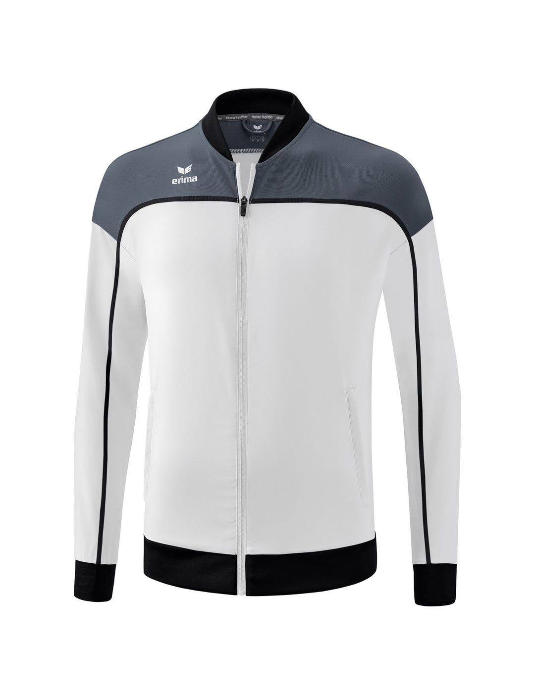 Erima Change Presentation Jacket - white/slate grey/black