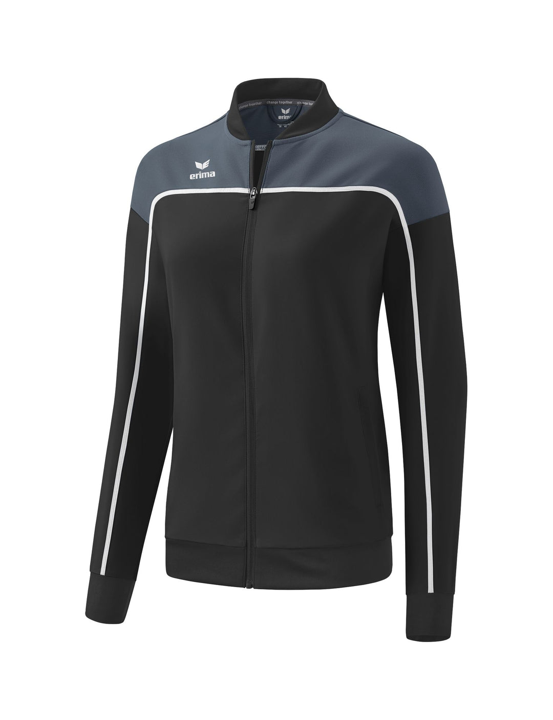 Erima Change Presentation Jacket - black grey/slate grey/white