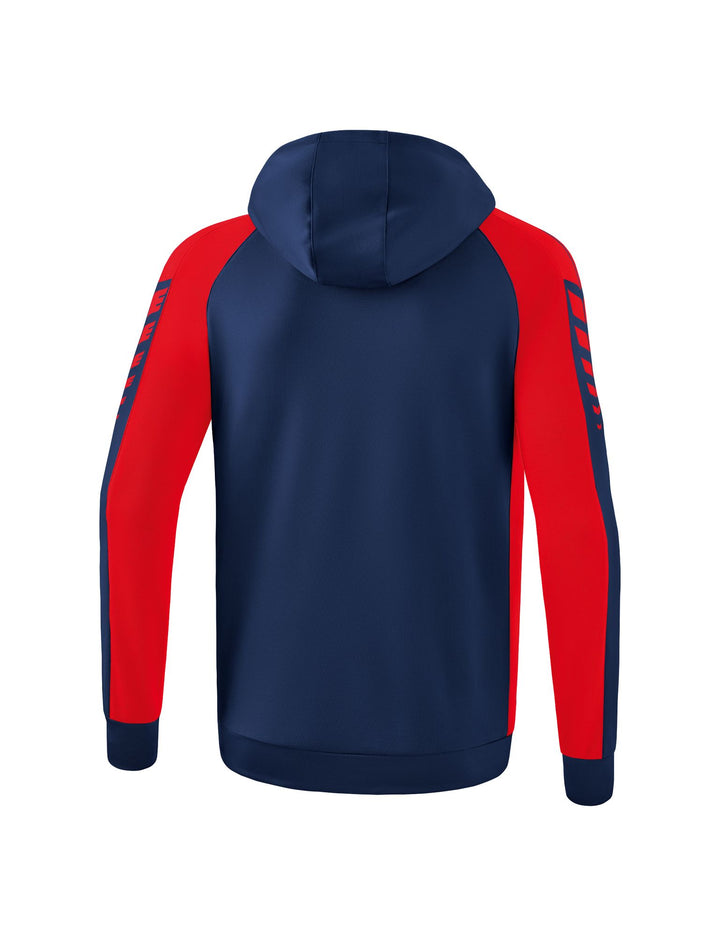 Erima Six Wings Training Jacket With Hood - new navy/red