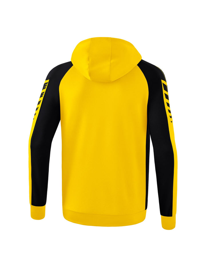 Erima Six Wings Training Jacket With Hood - yellow/black
