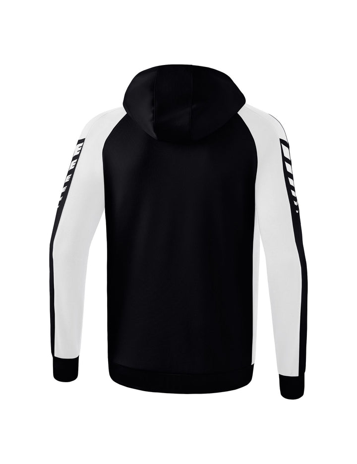 Erima Six Wings Training Jacket With Hood - black/white