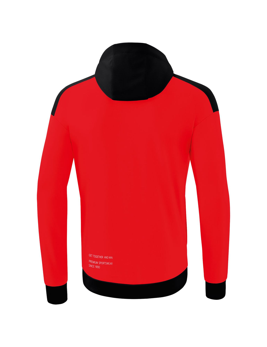 Erima Change Training Jacket With Hood - red/black/white