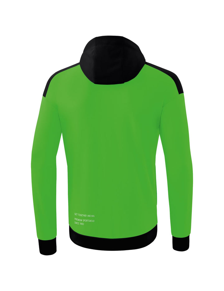 Erima Change Training Jacket With Hood - green/black/white