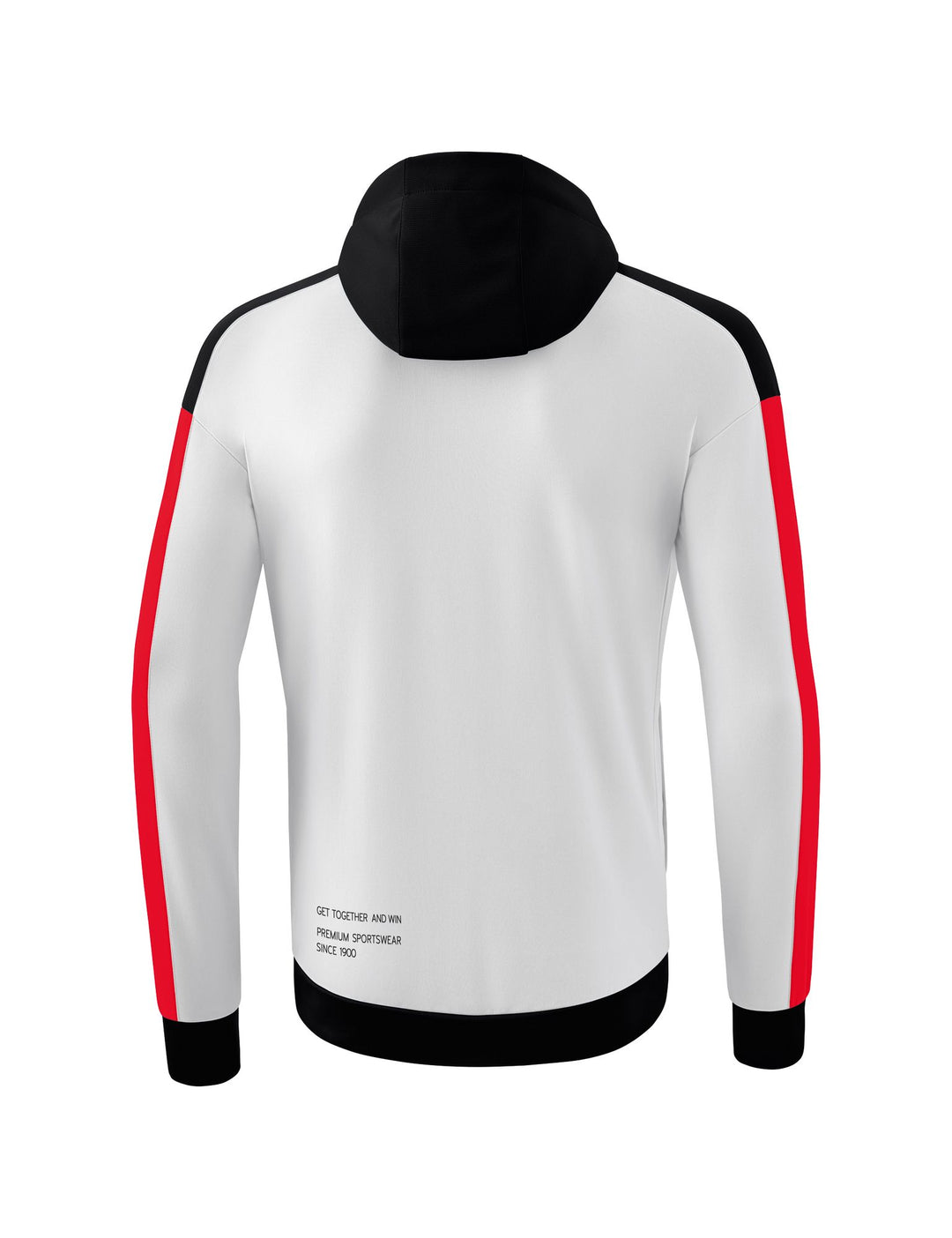 Erima Change Training Jacket With Hood - white/black/red