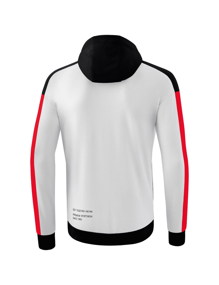 Erima Change Training Jacket With Hood - white/black/red