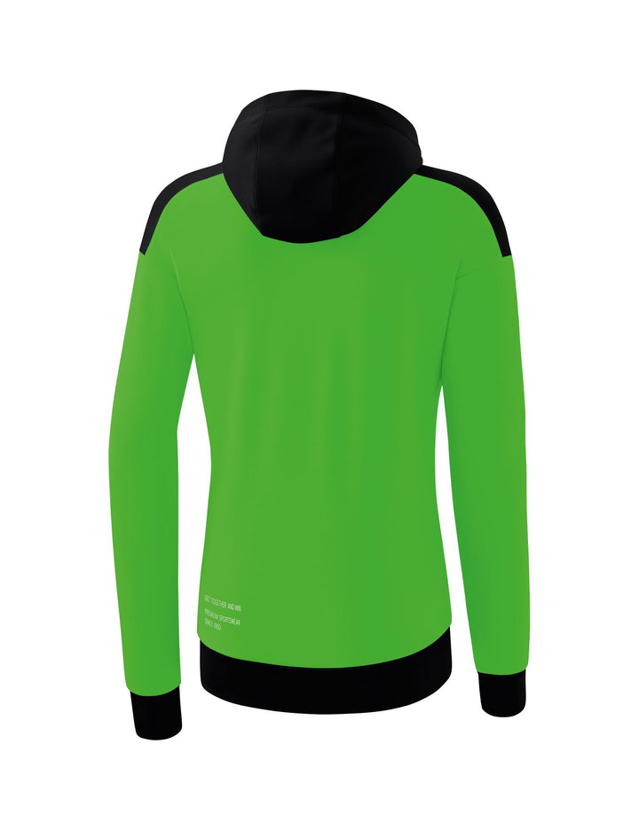 Erima Change Training Jacket With Hood - green/black/white