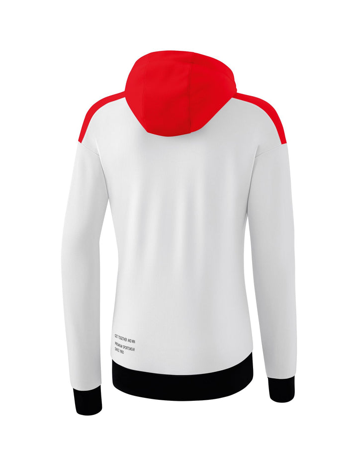 Erima Change Training Jacket With Hood - white/red/black