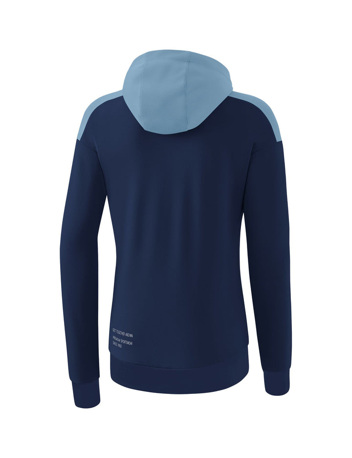 Erima Change Training Jacket With Hood - new navy/faded denim/white